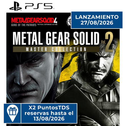 METAL GEAR SOLID: MASTER COLLECTION Vol.2 reservas
