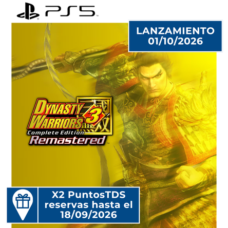 DYNASTY WARRIORS 3: Complete Edition Remastered Reservas