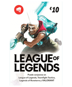 Tarjeta Prepago - League of Legends 10 €