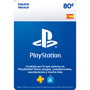 Tarjeta Sony PlayStation Store 80 €